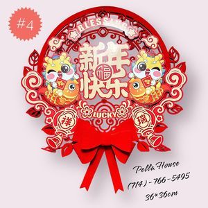 Golden Fu Wall Sticker - Welcoming the Year of the Dragon 2024 - Various Styles